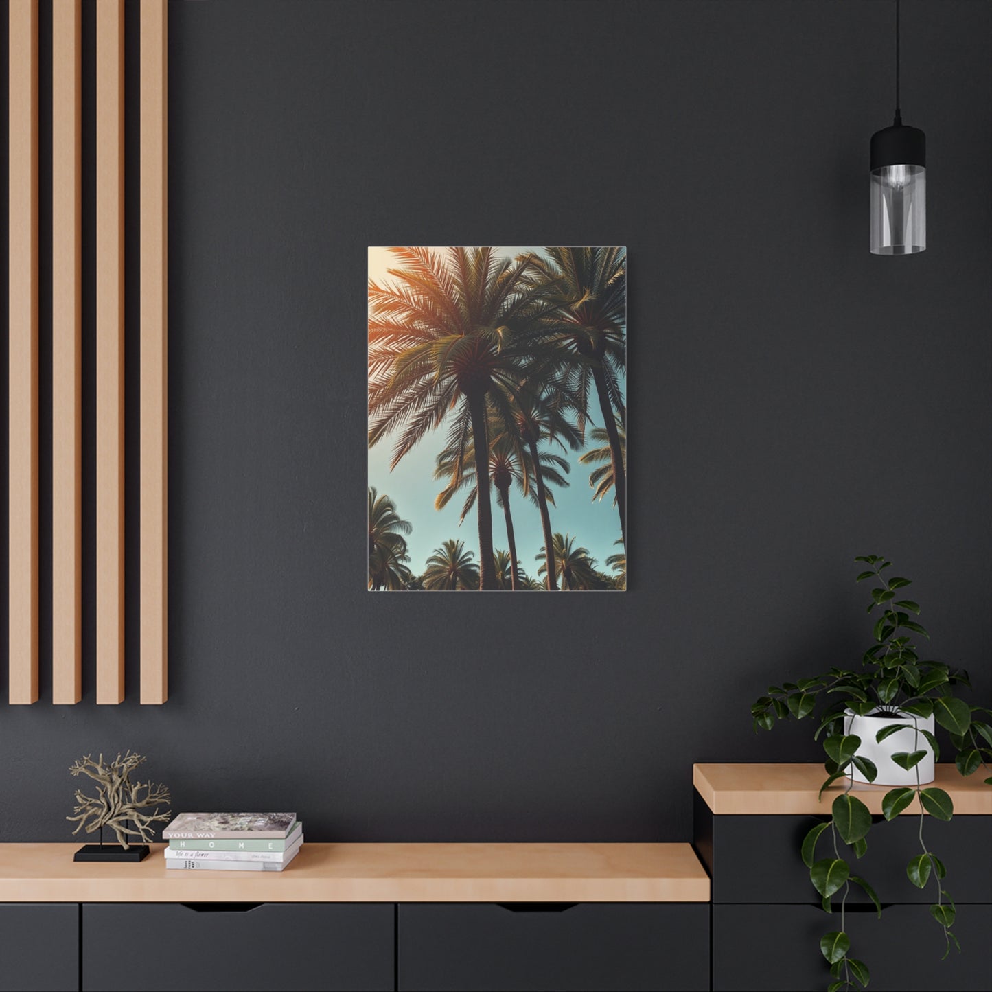 Elegant Fronds Panorama Wall Art & Canvas Print