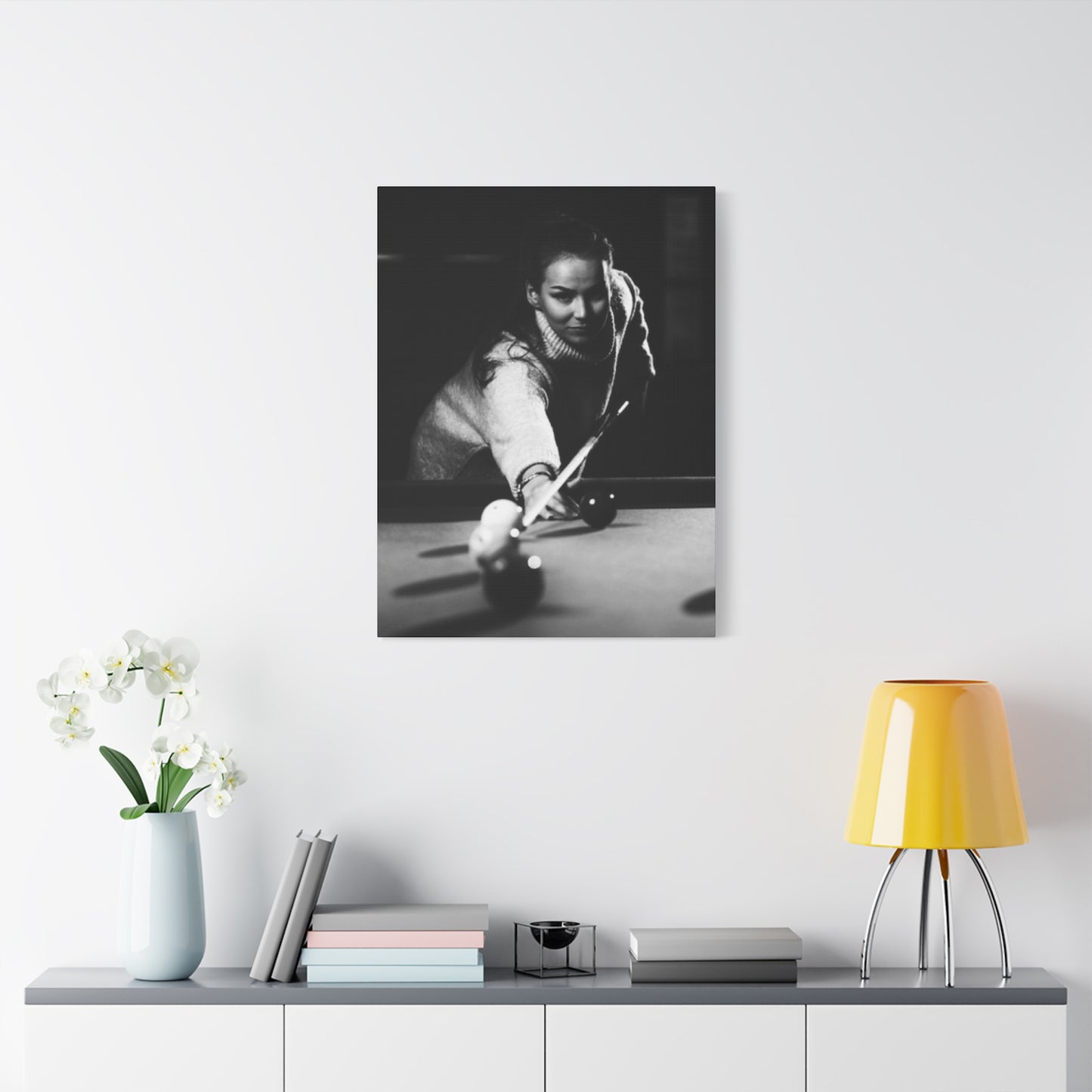 Women Playing Billiard Wall Art & Canvas Prints