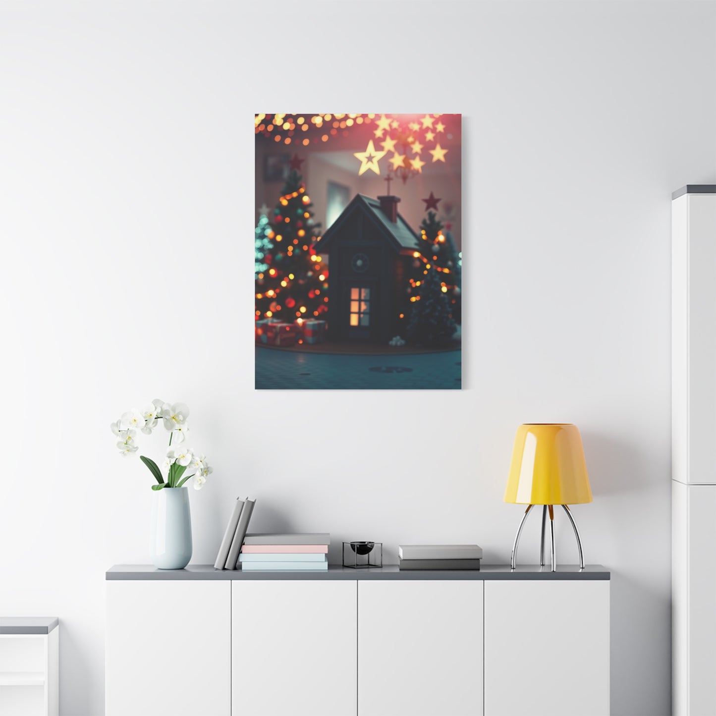Supreme Black Christmas Art Collection Wall Art & Canvas Print