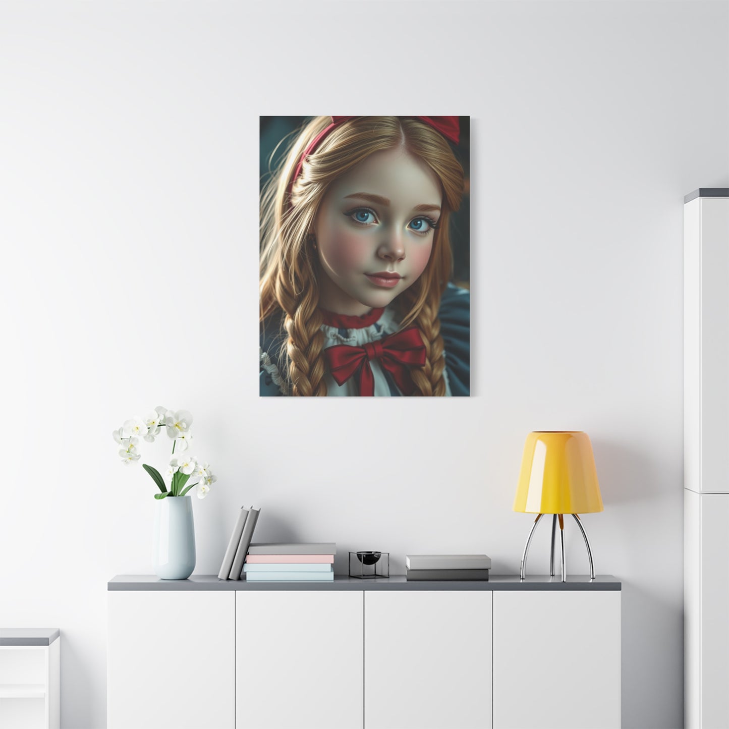Alice In Wonderland Characters Art Artisan Canvas Wall Art & Canvas Print