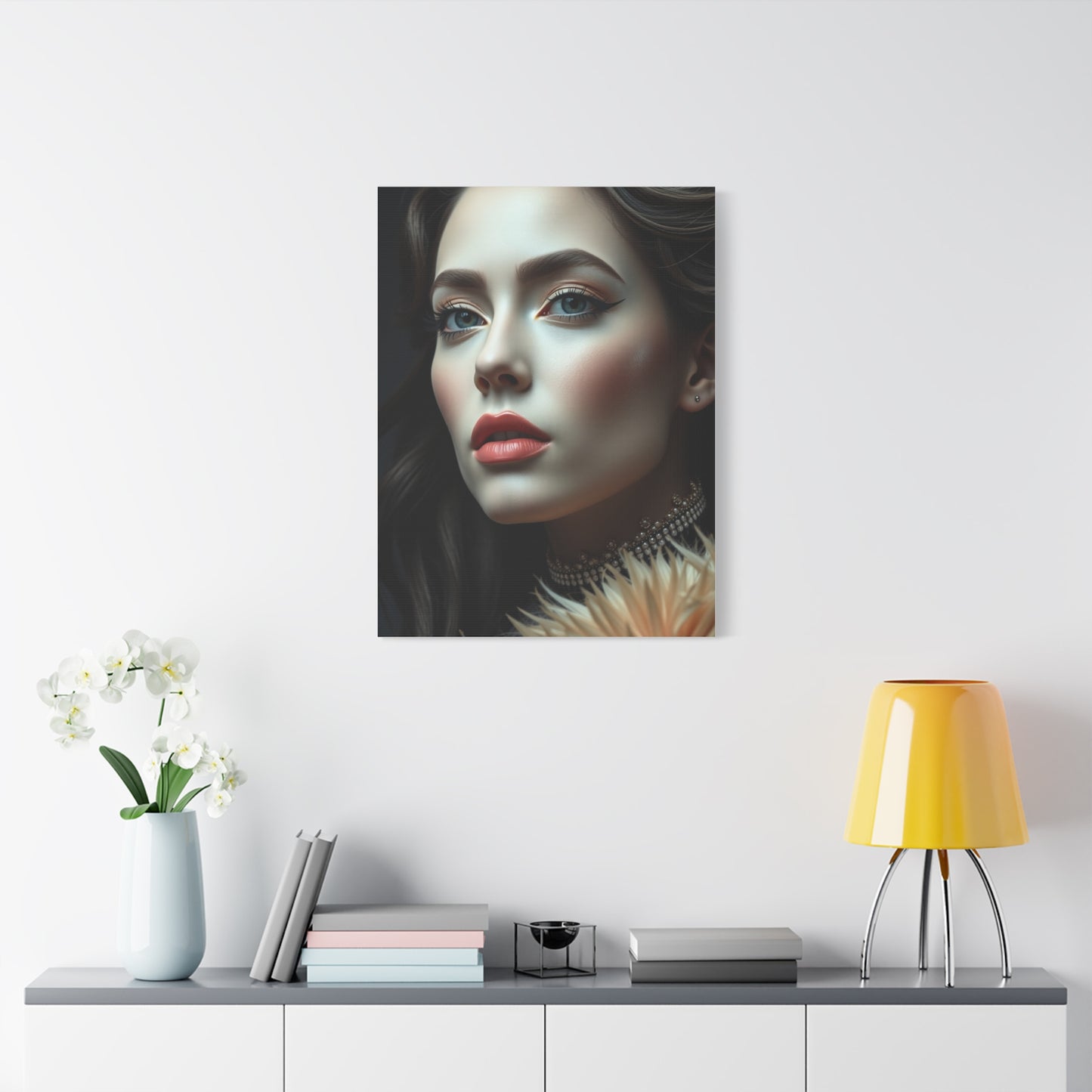 Black & Beige Art Refined Canvas Wall Art & Canvas Print