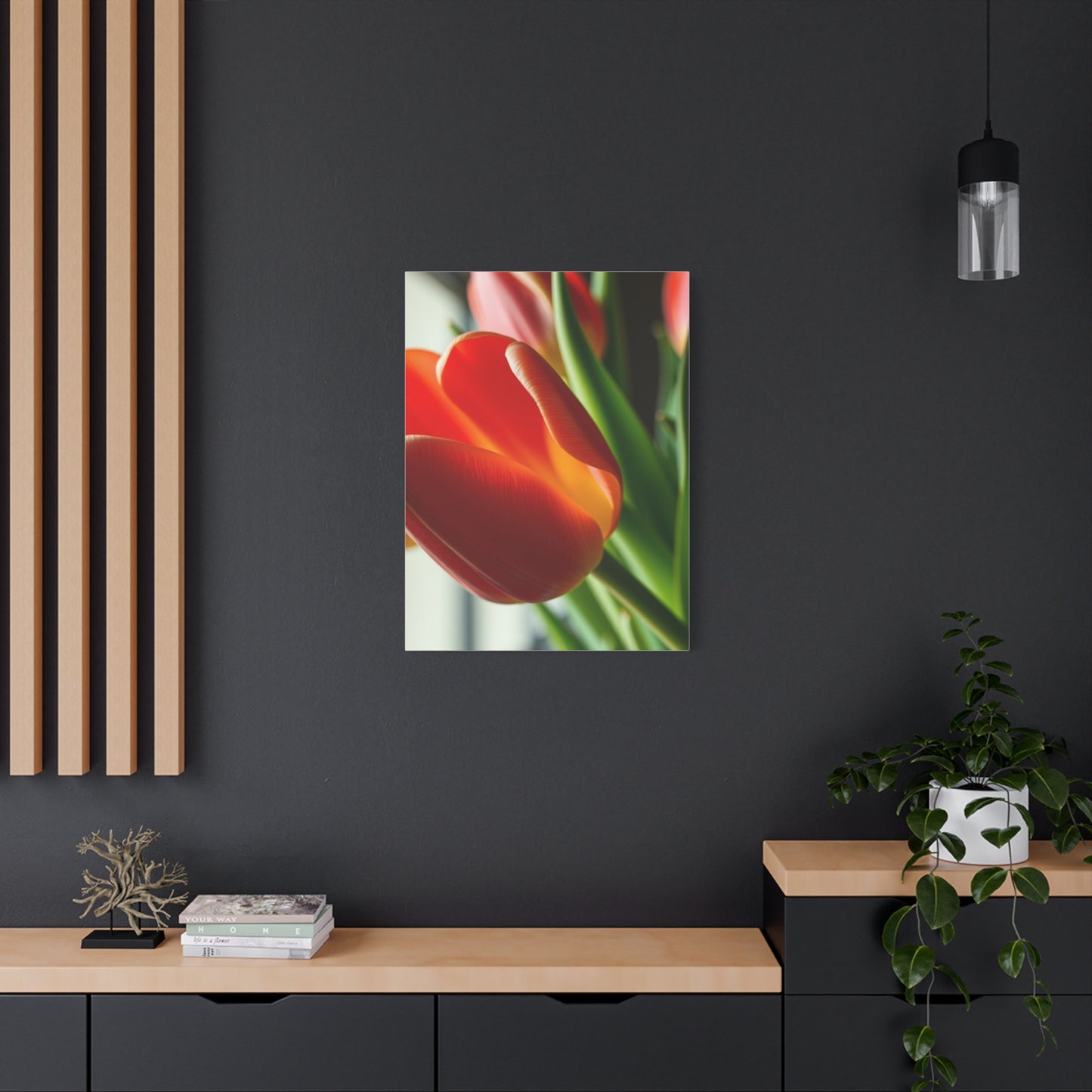 Supreme Tulip Flower Art Collection Wall Art & Canvas Print