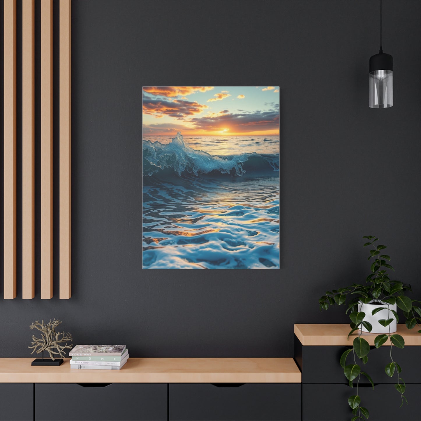 Celestial Tide Symphony Wall Art & Canvas Print