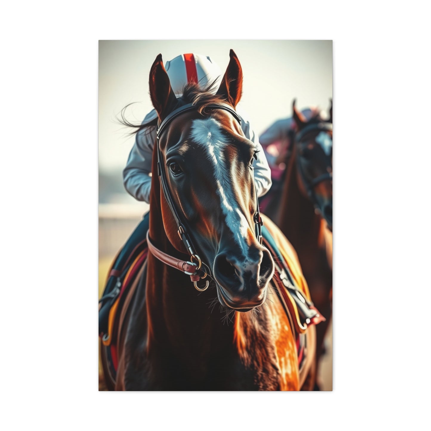 Masterpiece Horse Racing Art Vision Wall Art & Canvas Print