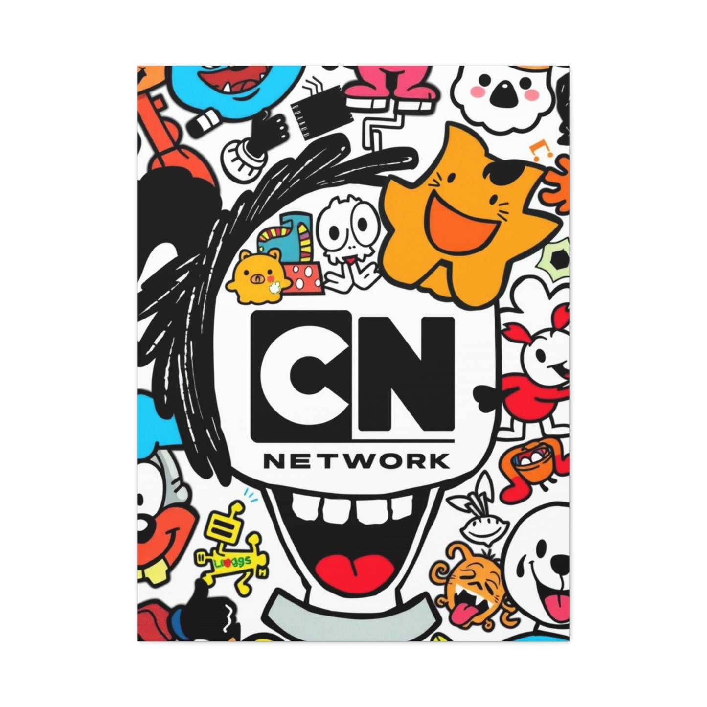 Lavish Cartoon Fusion Art Wall Art & Canvas Print