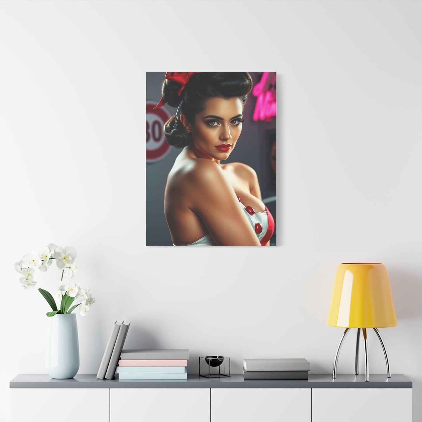 Supreme Pin-Ups Art Collection Wall Art & Canvas Print