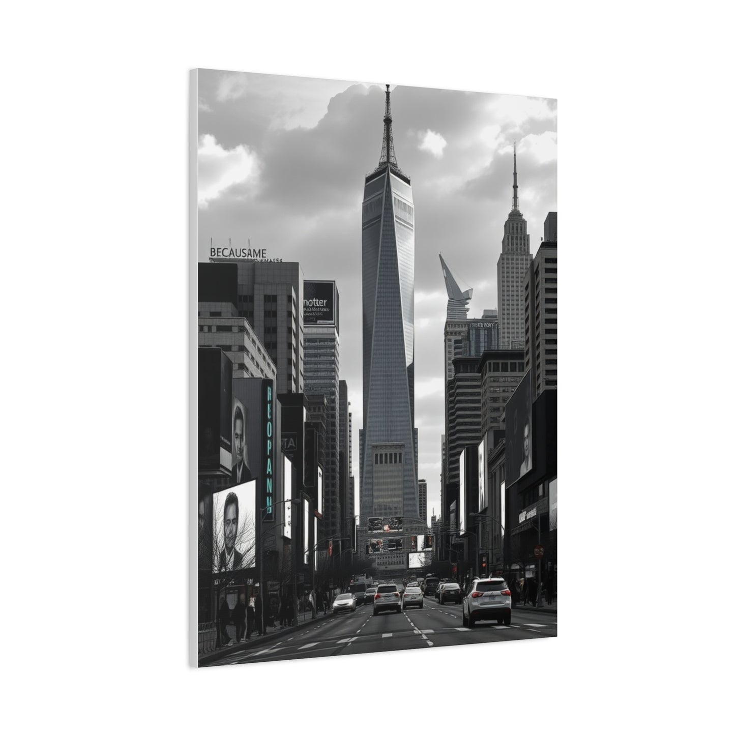 Supreme Black & White Cityscapes Art Collection Wall Art & Canvas Print