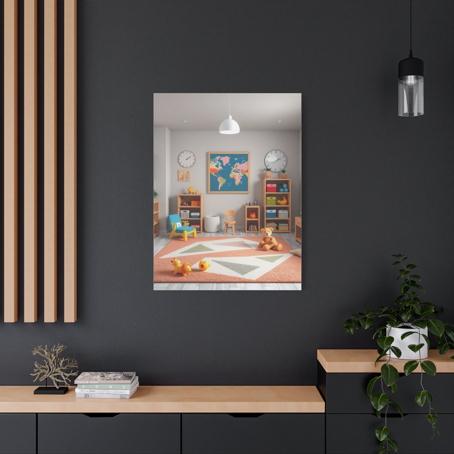 Kids Playroom Art Luxury Canvas Wall Art & Canvas Print