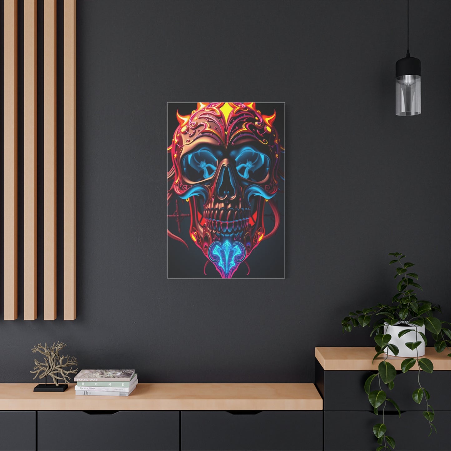 Supreme 3D Trippy Skull Art By Ali Gulec Art Collection Wall Art & Canvas Print