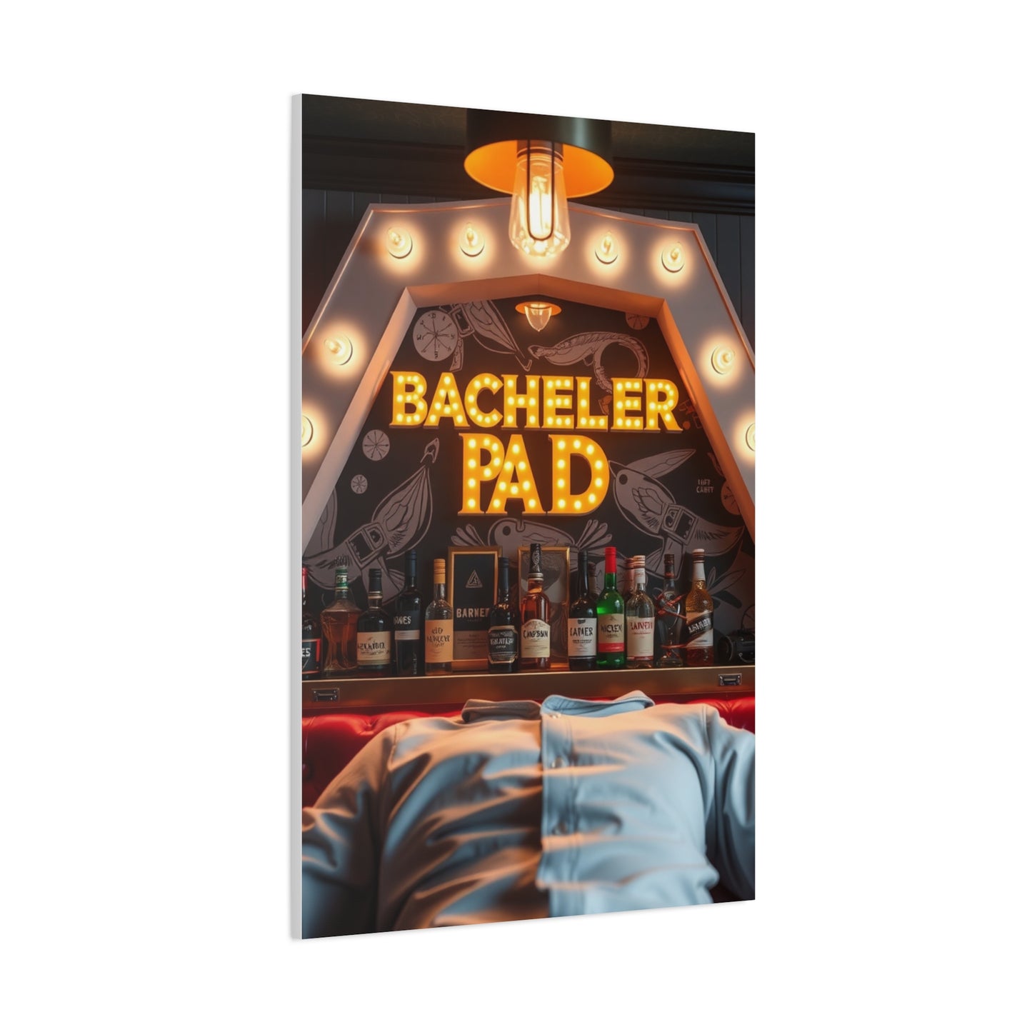 Vision Bachelor Pad Art Art Wall Art & Canvas Print