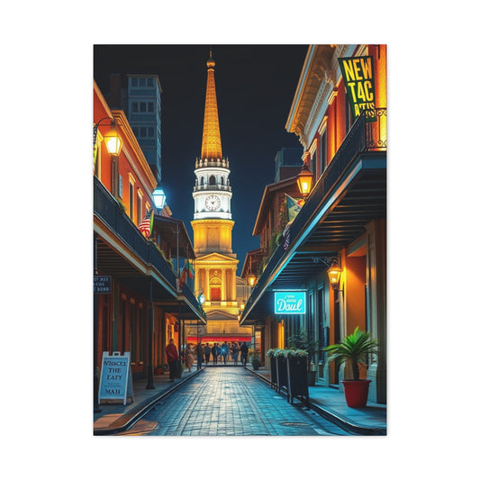 Crescent City Elegance Canvas