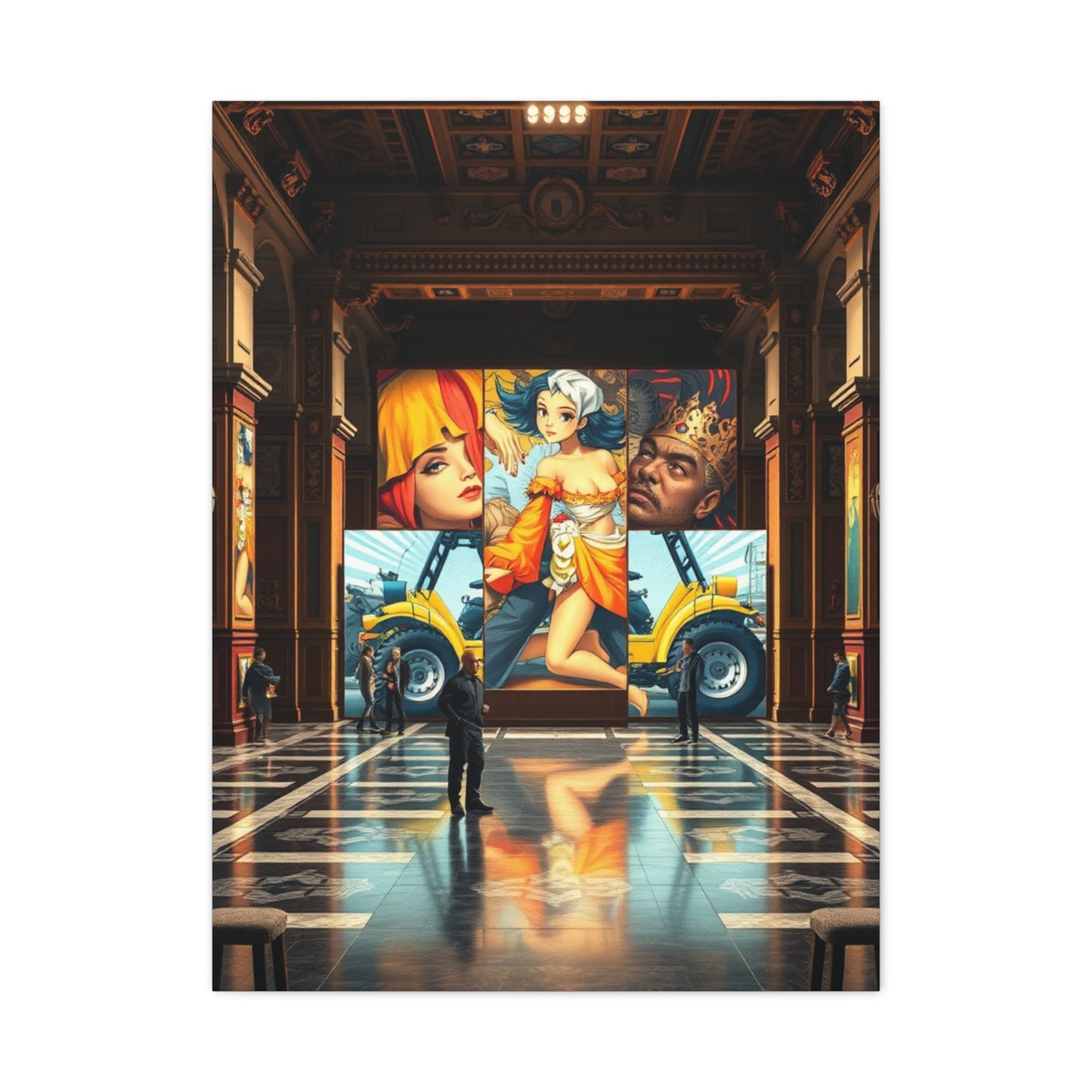 Flamboyant Essence Canvas Wall Art & Canvas Print