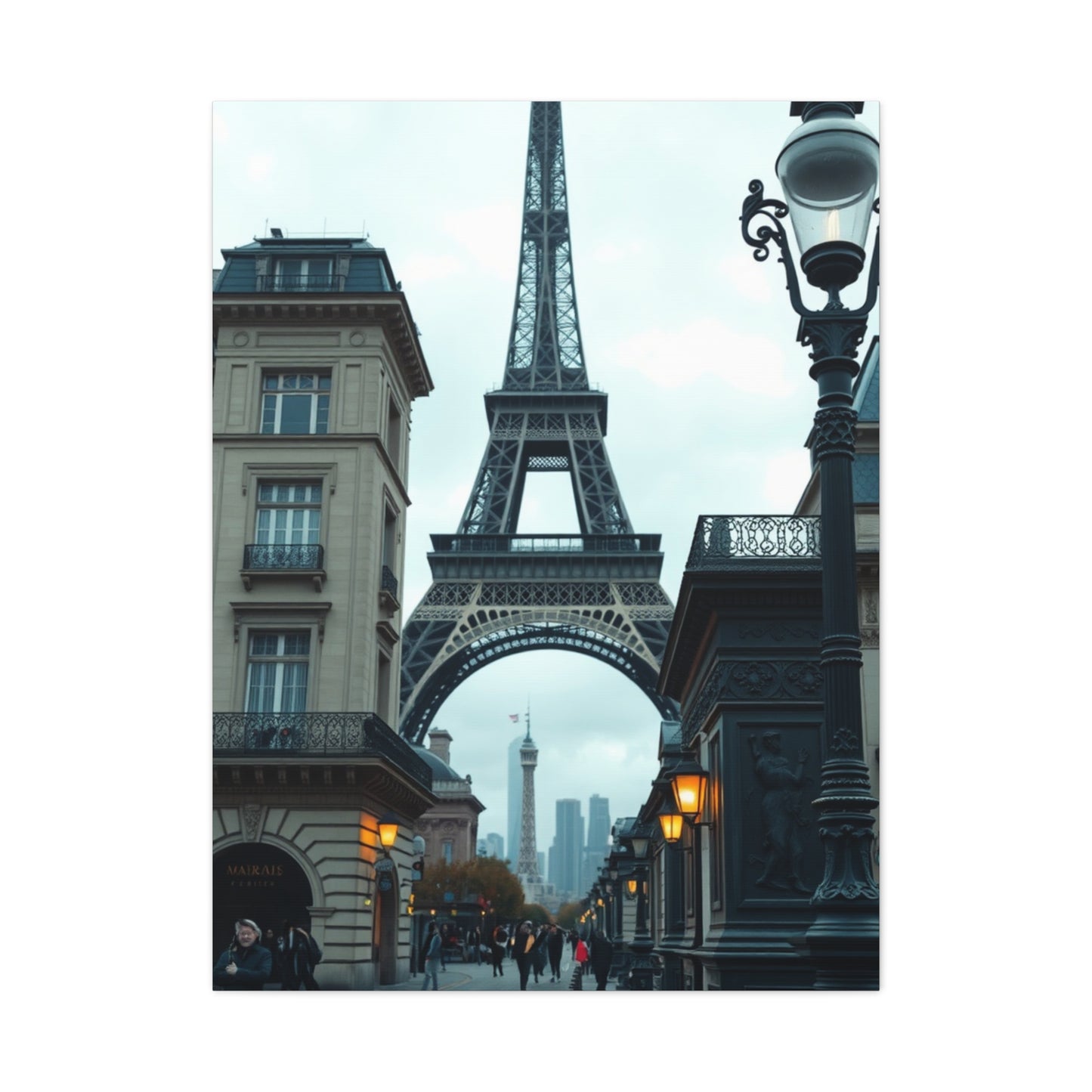 Chic Parisian Elegance Wall Piece