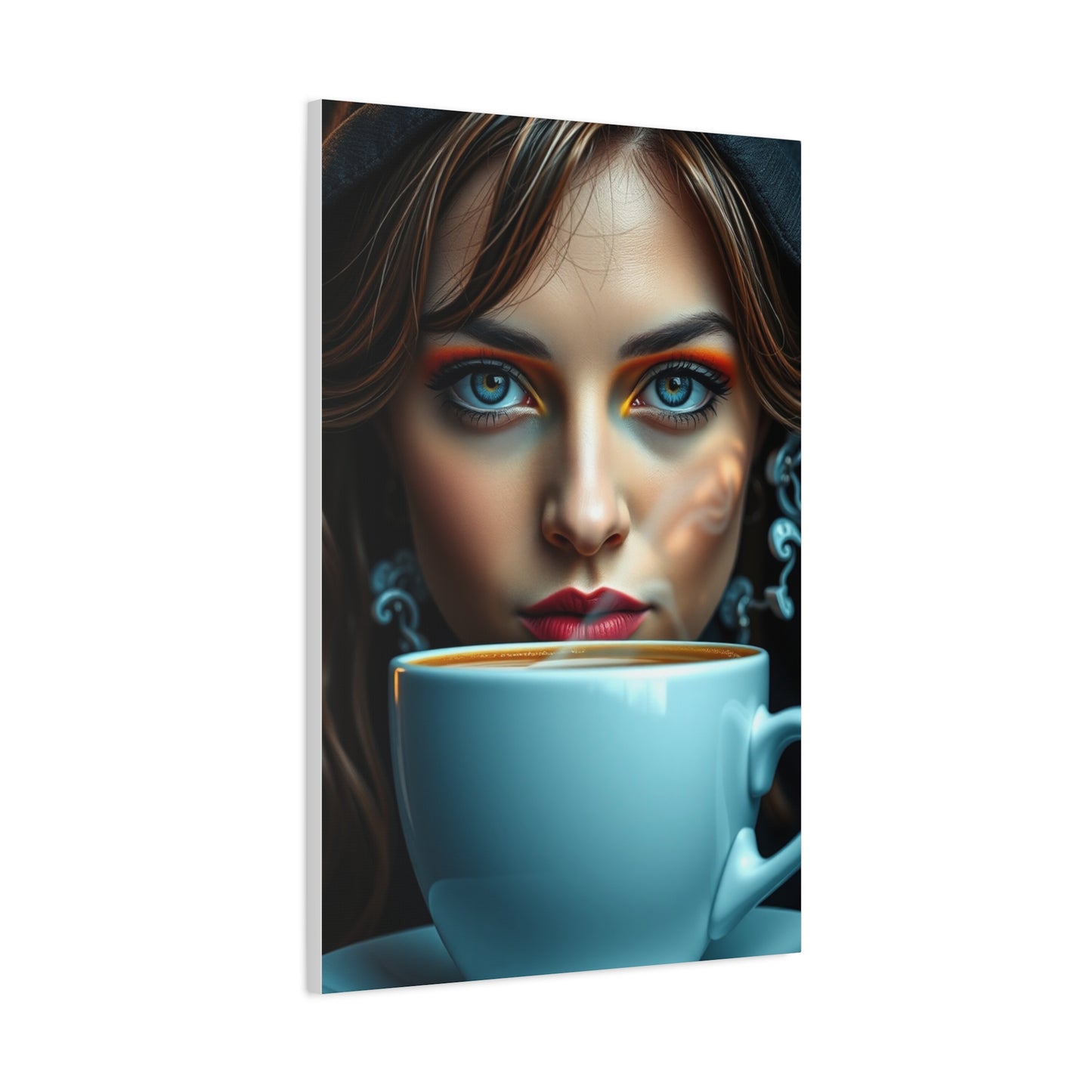 Caffeine Reverie Canvas Wall Art & Canvas Print