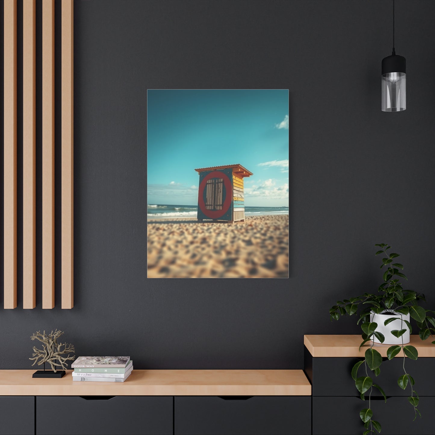 Celestial Coastline Canvas Wall Art & Canvas Print