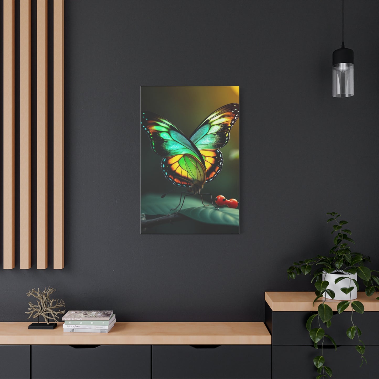 Ornate Winged Harmony Wall Art & Canvas Print