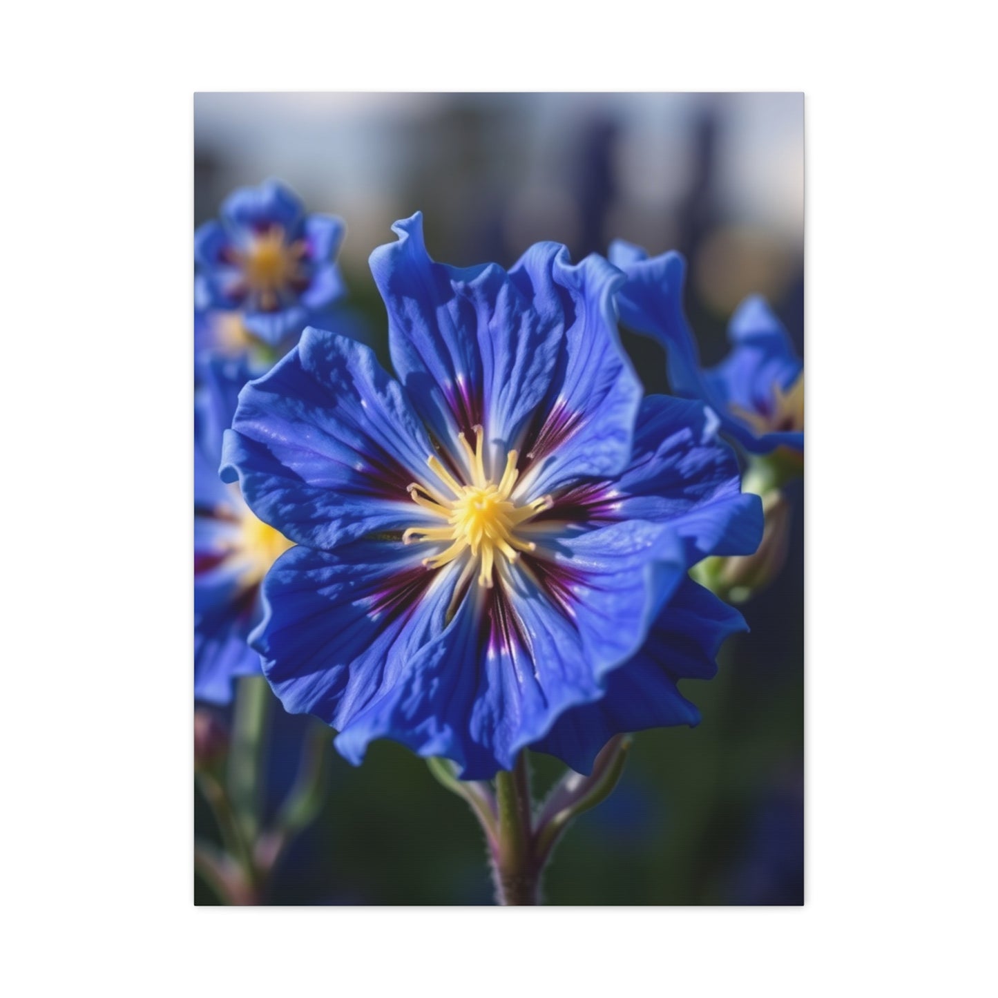 Elite Bluebonnet Flower Art Vision Wall Art & Canvas Print