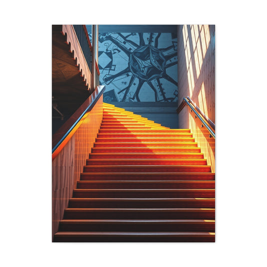 Stair & Staircase Art Refined Canvas Wall Art & Canvas Print