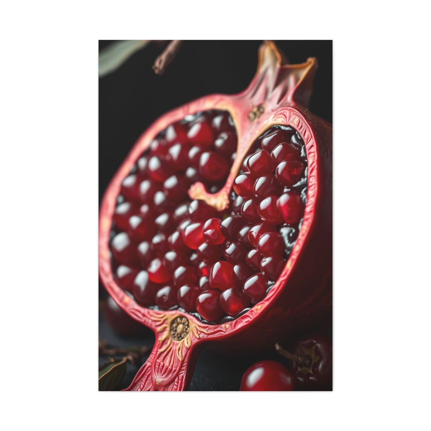 Elite Pomegranate Noir Wall Art Vision Wall Art & Canvas Print