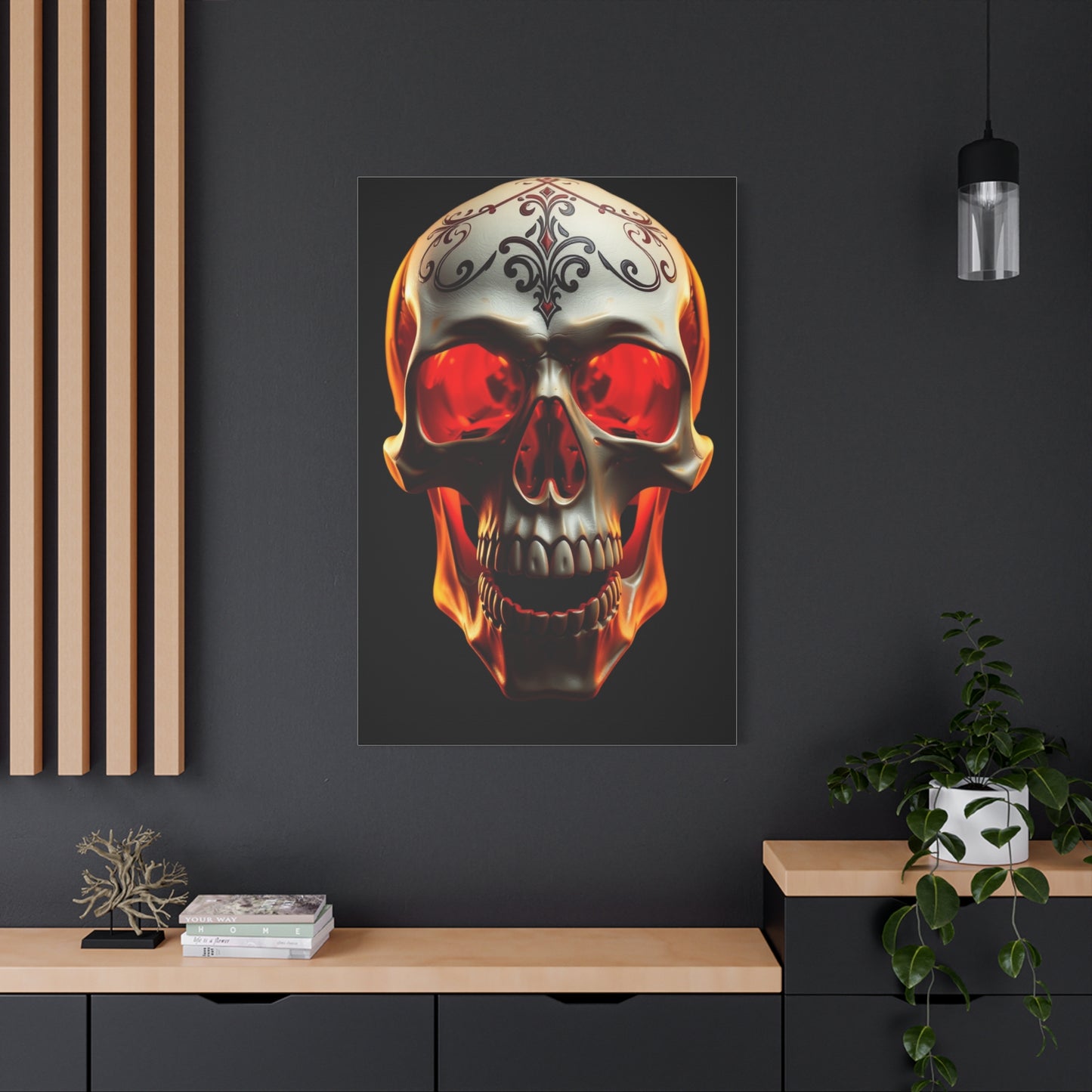 Luminous Skull Tableau Wall Art & Canvas Print