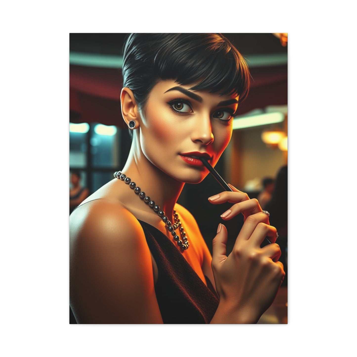 Masterpiece Breakfast At Tiffany’s Characters Art Vision Wall Art & Canvas Print