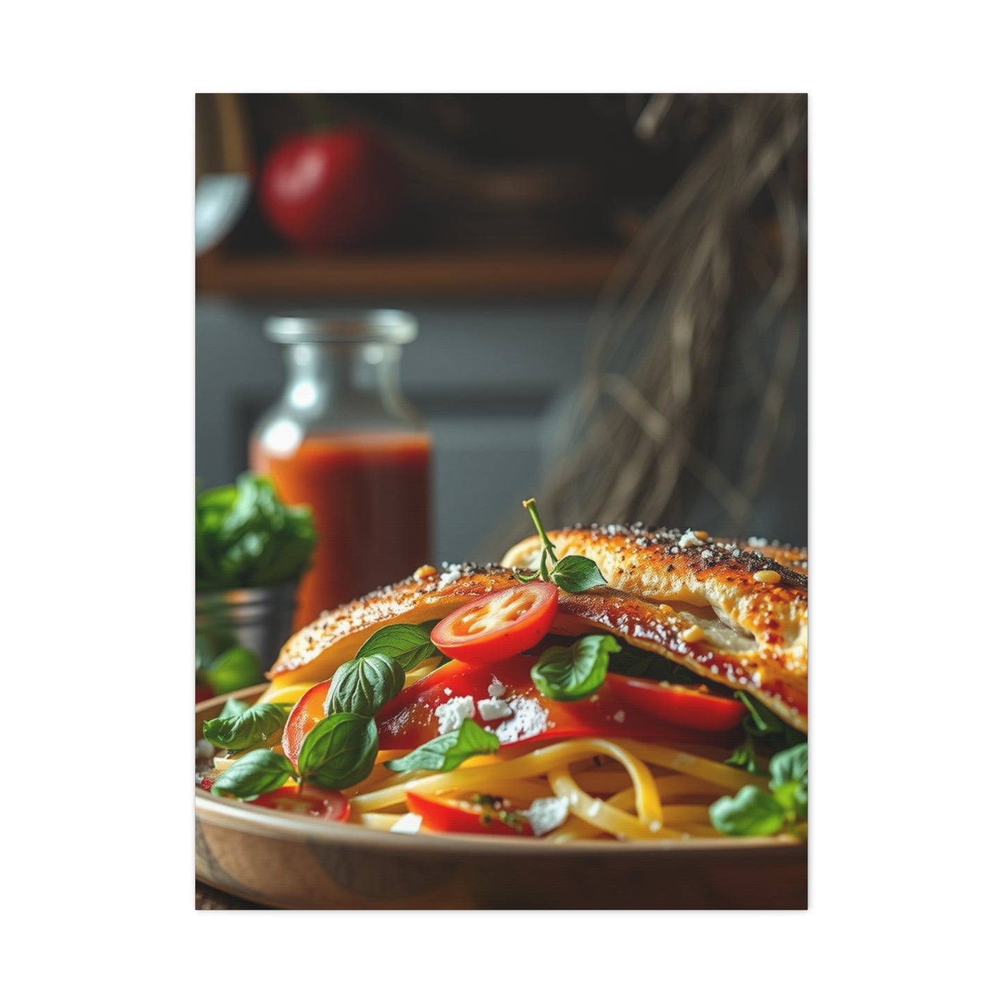 Vision Italian Food Art Art Wall Art & Canvas Print