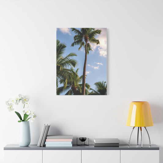 Serene Palms Composition Wall Art & Canvas Print