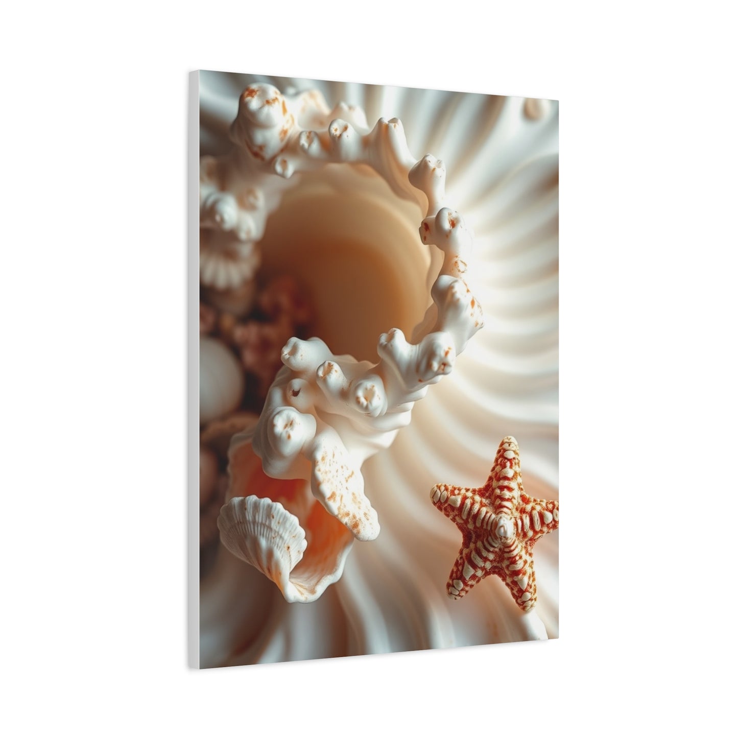Sea Shell Art Refined Canvas Wall Art & Canvas Print