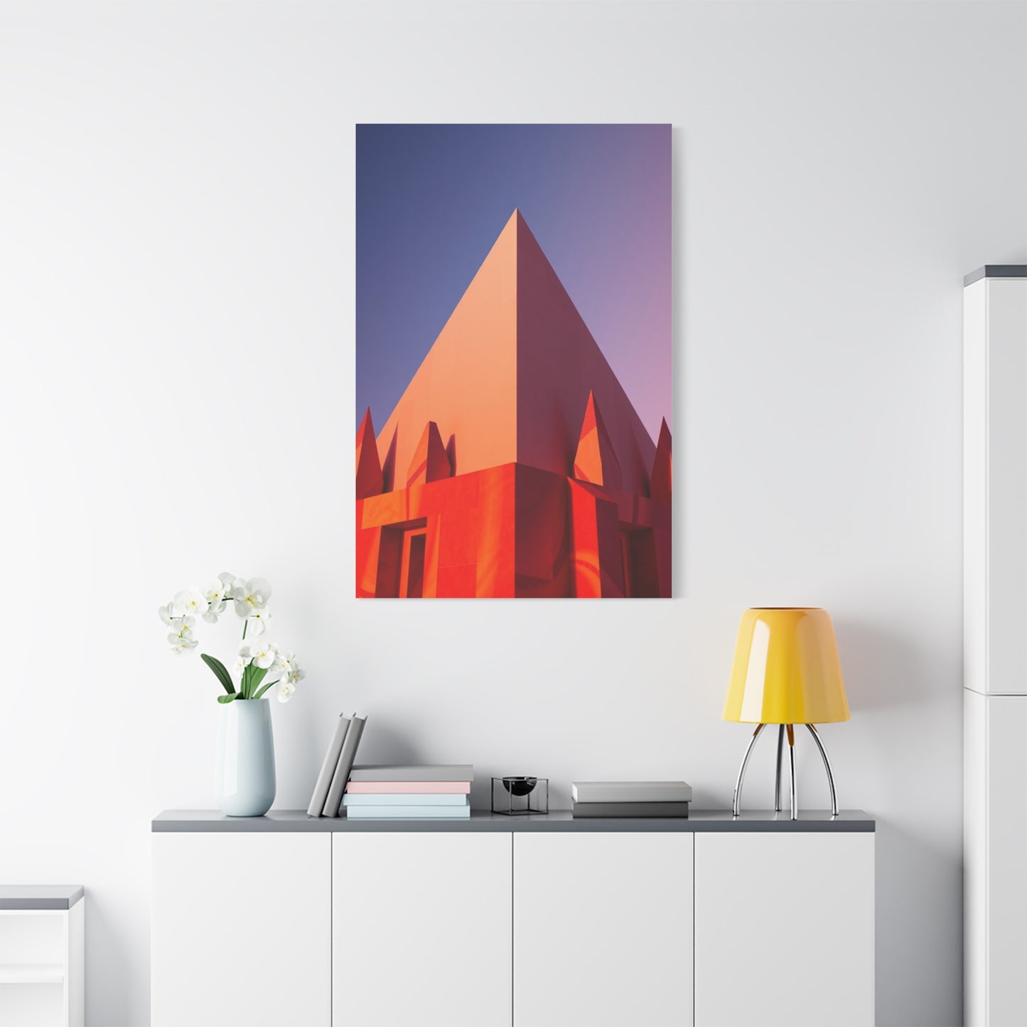 Prismatic Geometric Radiance Wall Art & Canvas Print