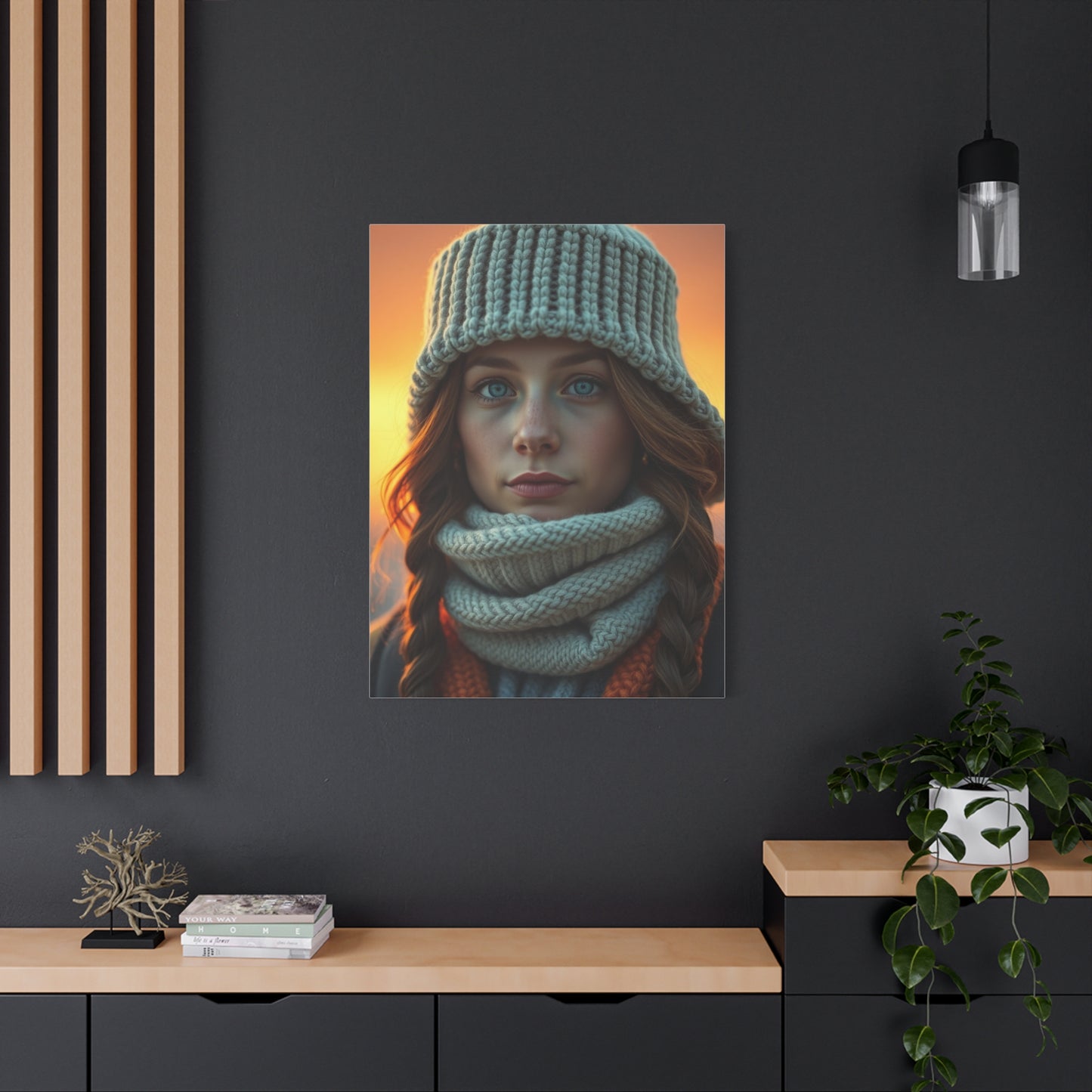 Blazing Aura Canvas Wall Art & Canvas Print