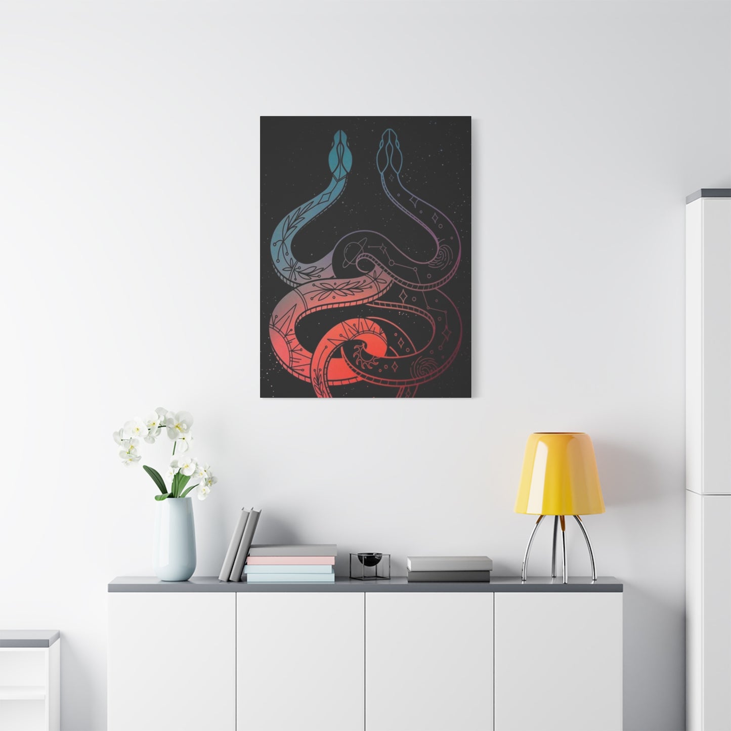 Two Snakes Poster Wall Art & Canvas Prints