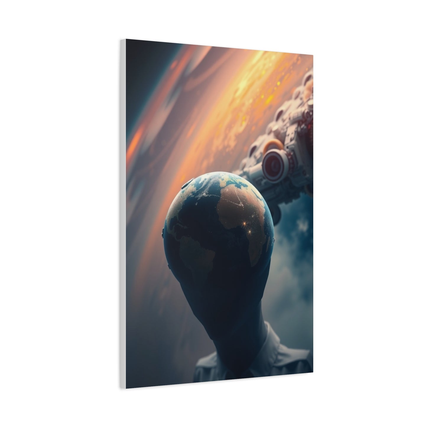 Lunar Radiance Portrait Wall Art & Canvas Print