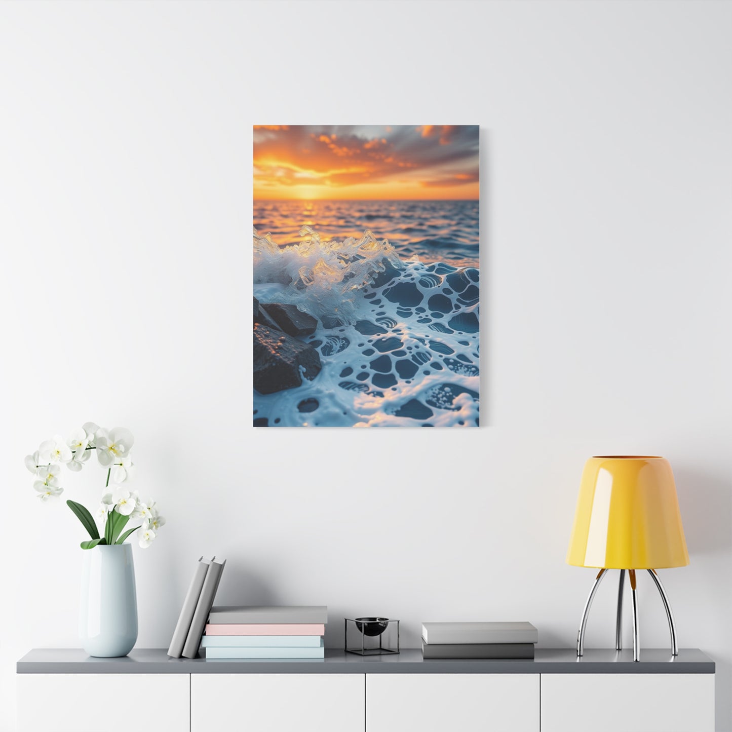 Celestial Tides Canvas wall art & canvas print