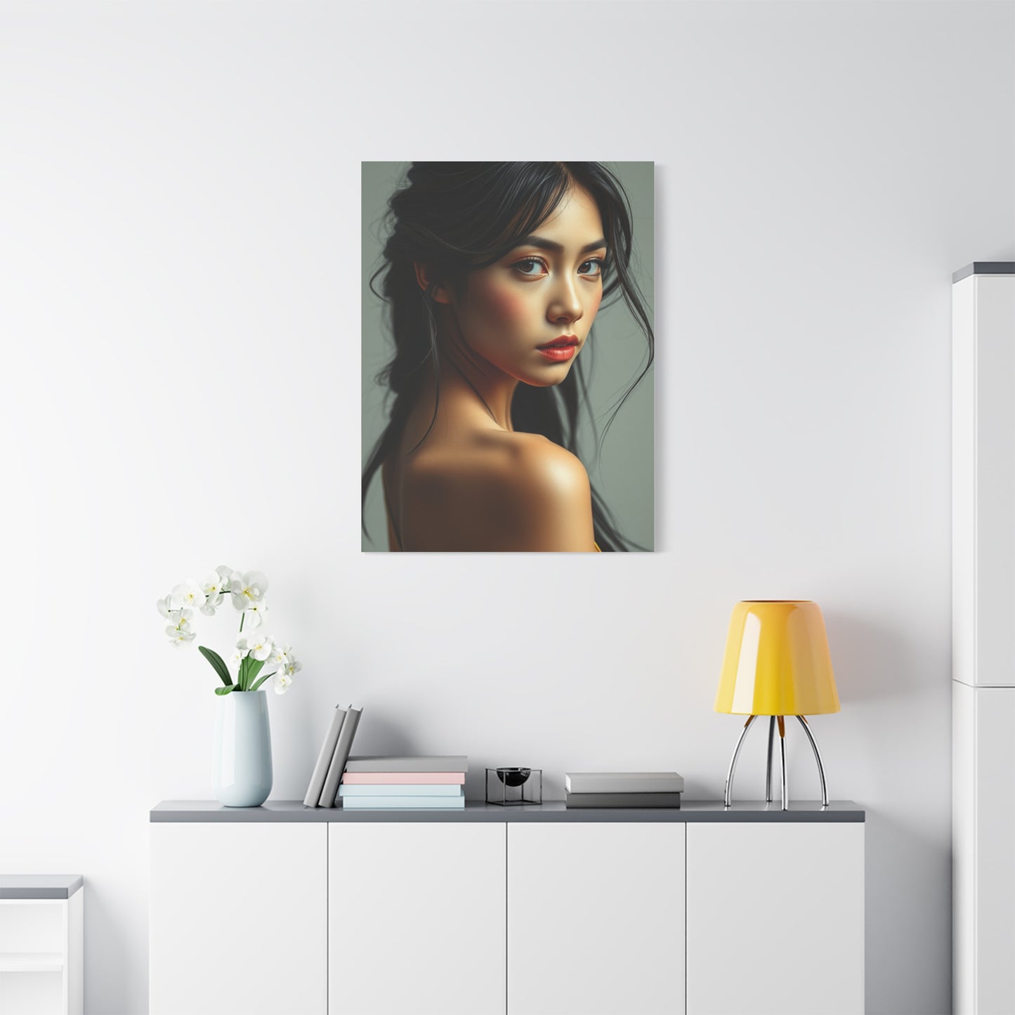 Chic Dame Illustration Wall Art & Canvas Print