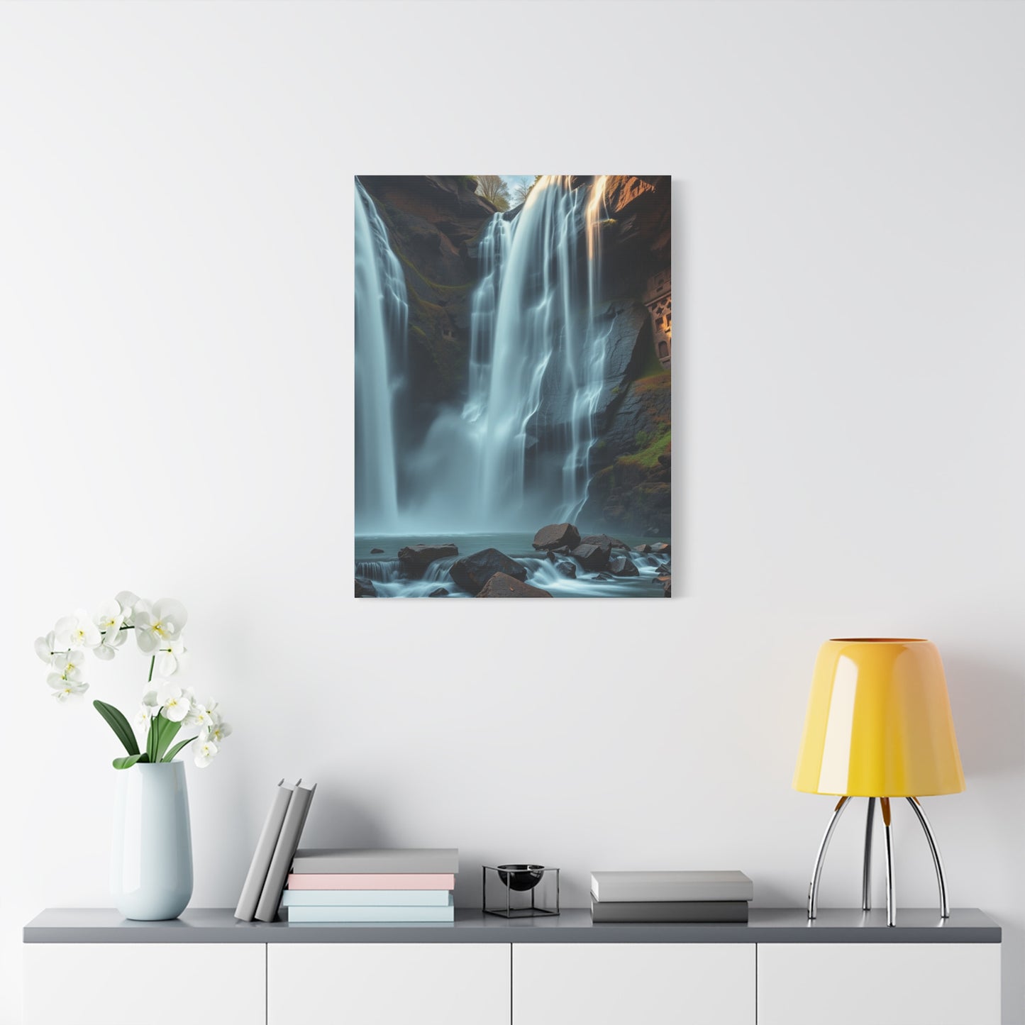 Ethereal Torrent Composition Wall Art & Canvas Print
