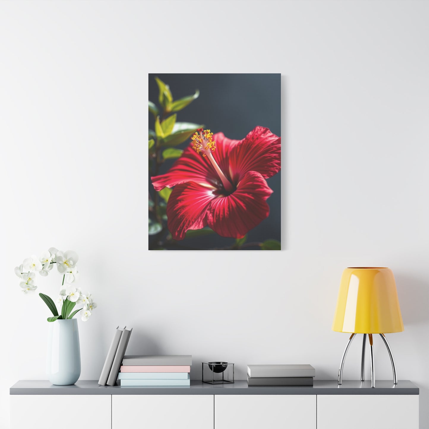 Hibiscus Flower Art Supreme Gallery Wall Art & Canvas Print