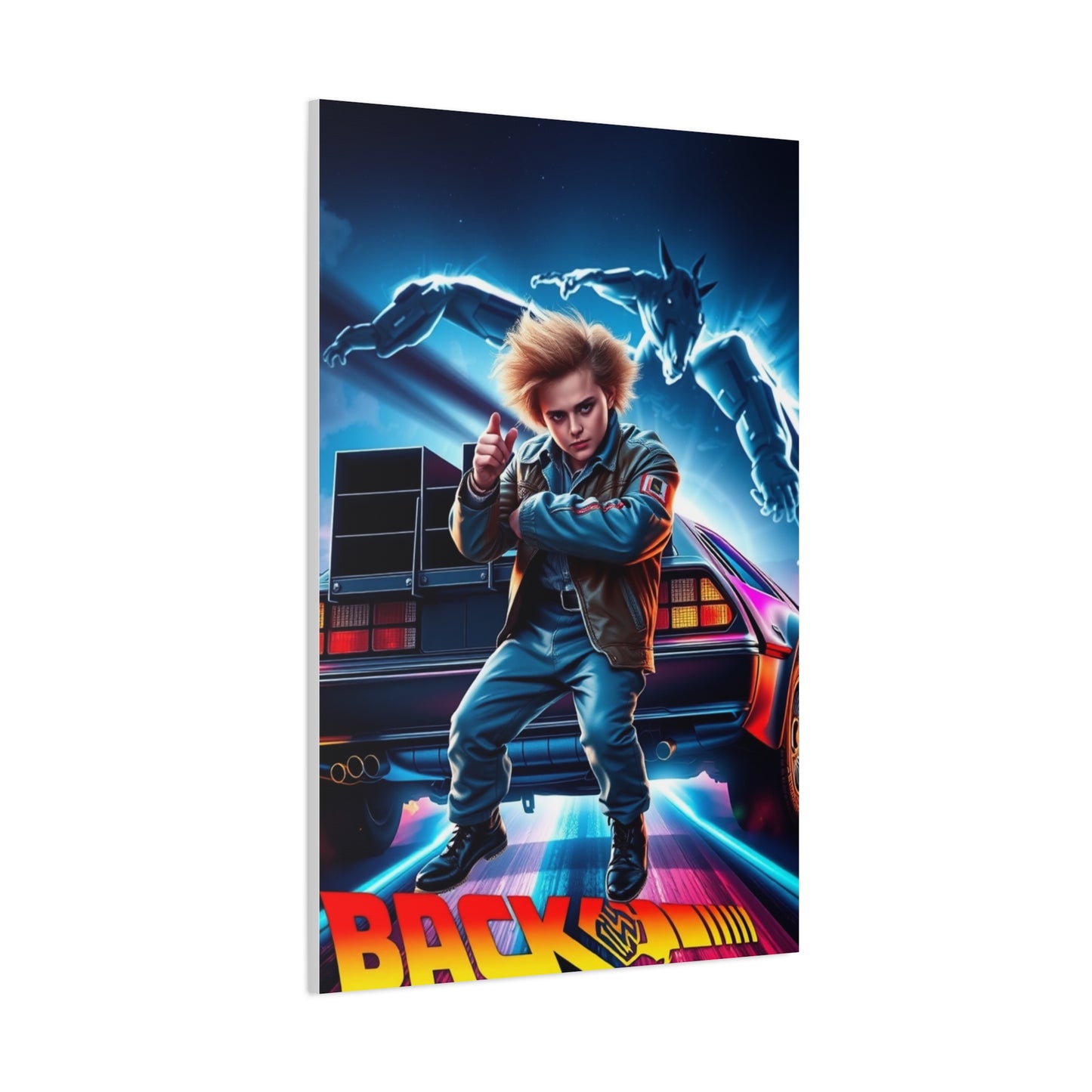 Masterpiece Back to the Future Art Vision Wall Art & Canvas Print