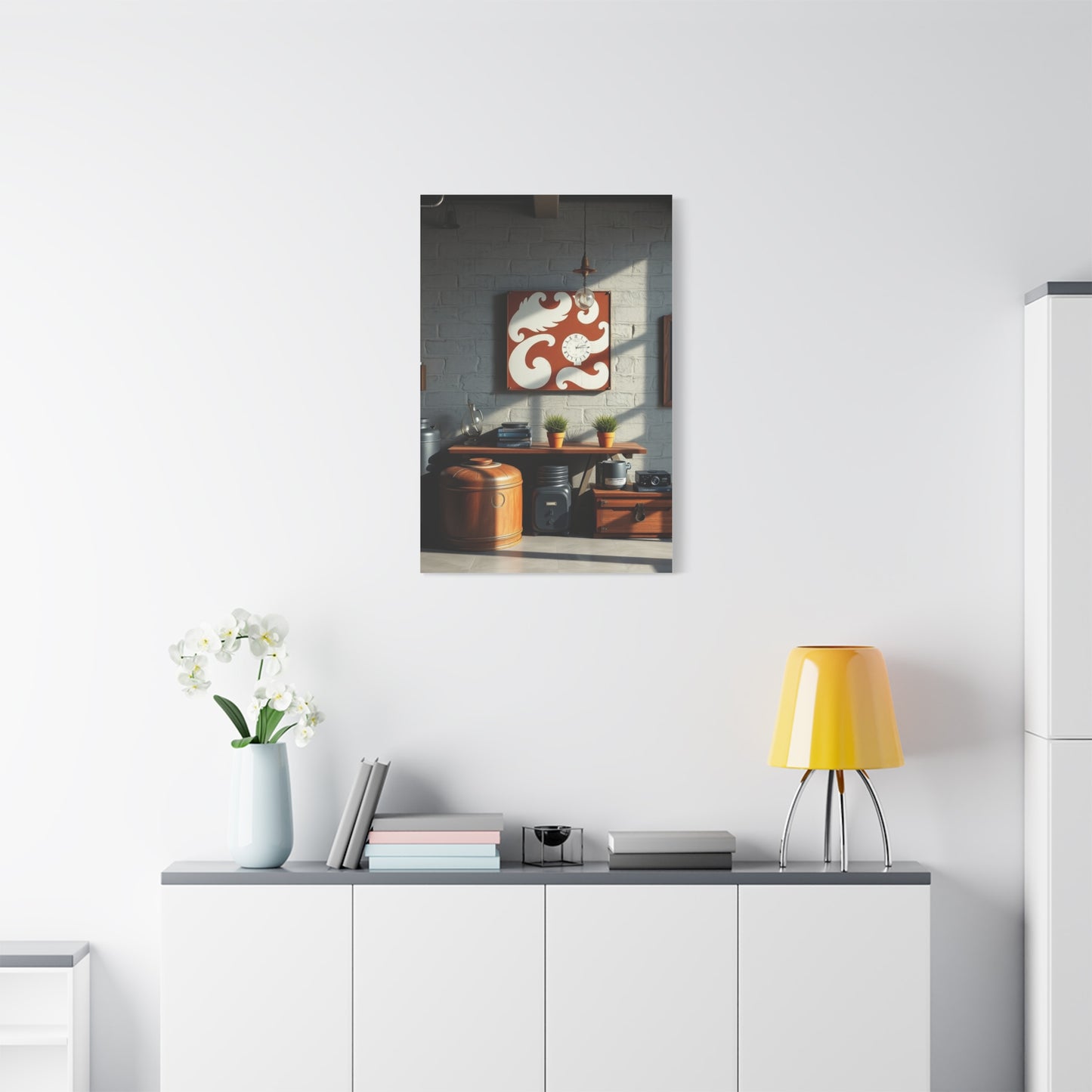 Refined Industrial Aesthetics Wall Art & Canvas Print