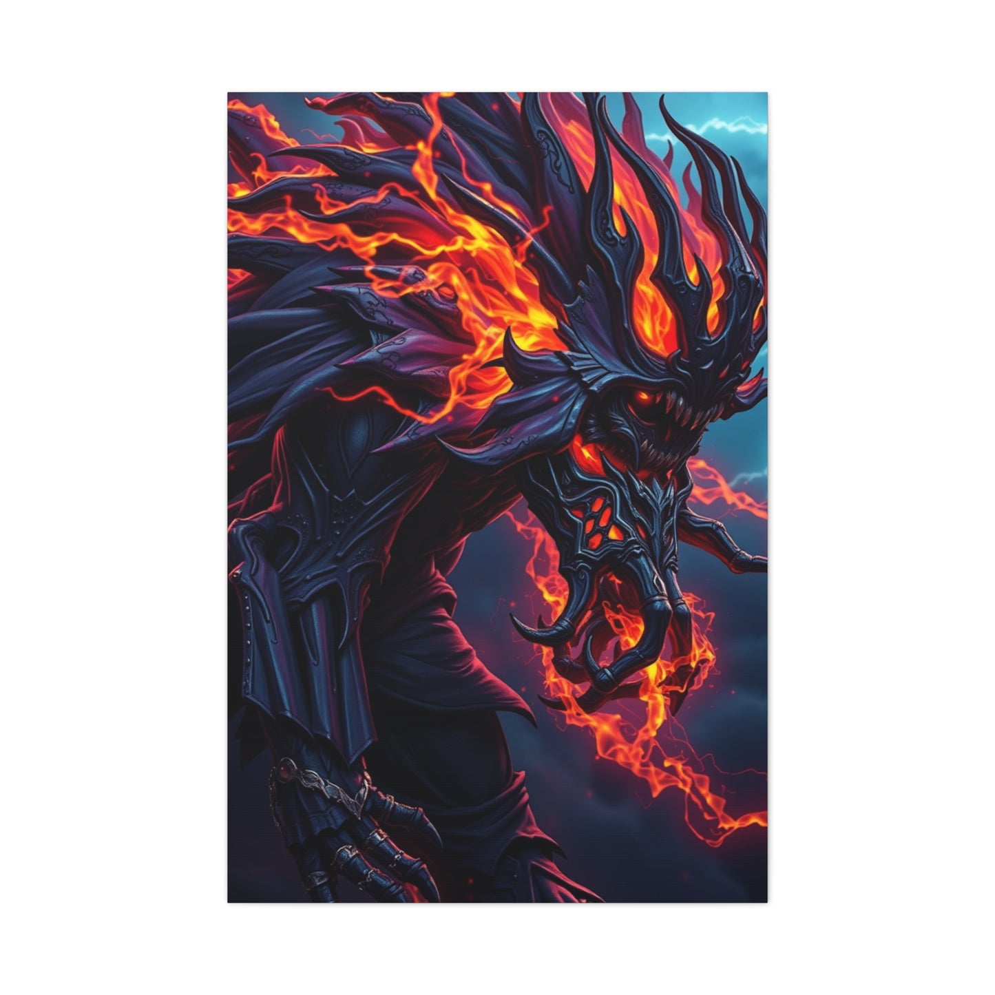 Ebon Thunder Reverie Wall Art & Canvas Print