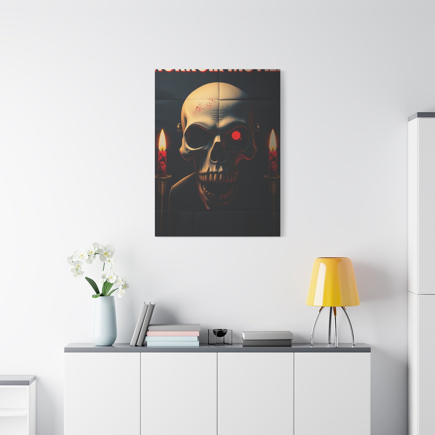 Masterpiece Horror Movie Posters Art Vision Wall Art & Canvas Print