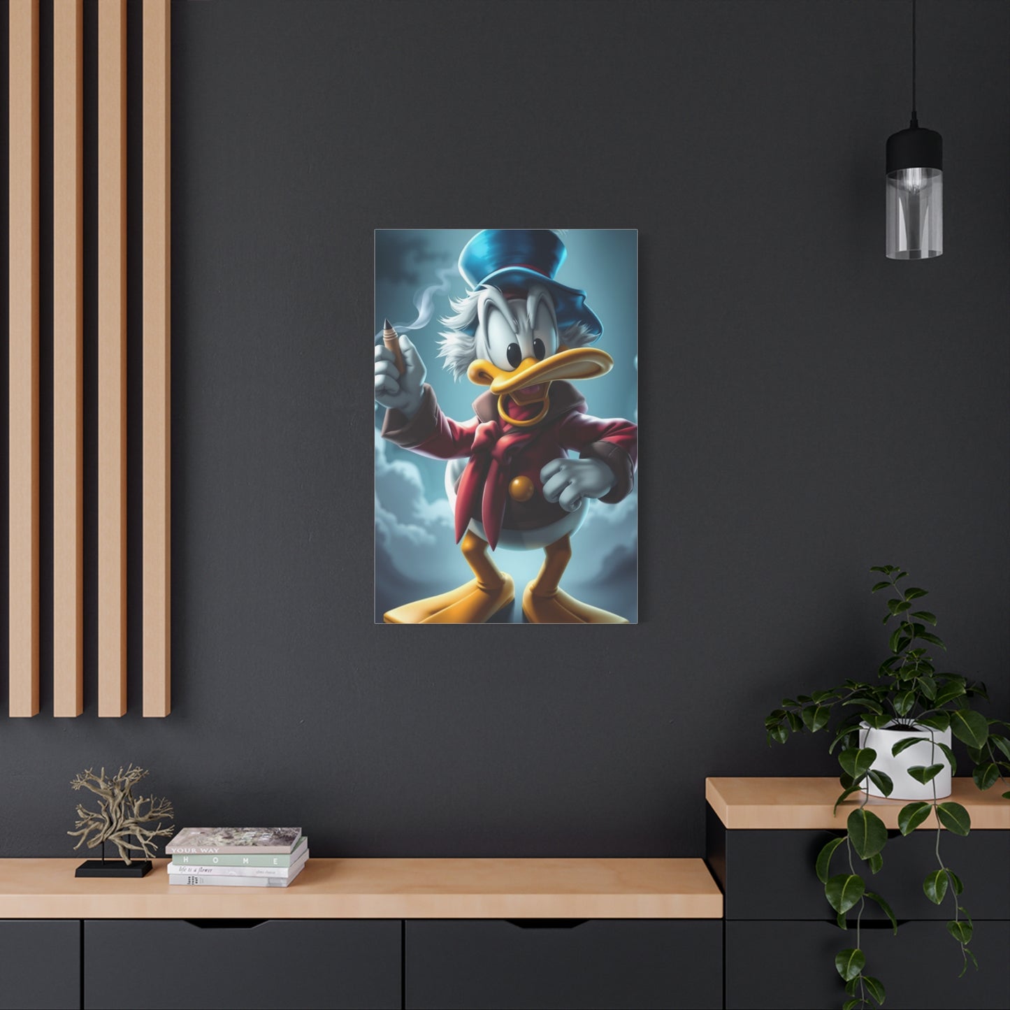 Sumptuous Feathers Canvas Wall Art & Canvas Print