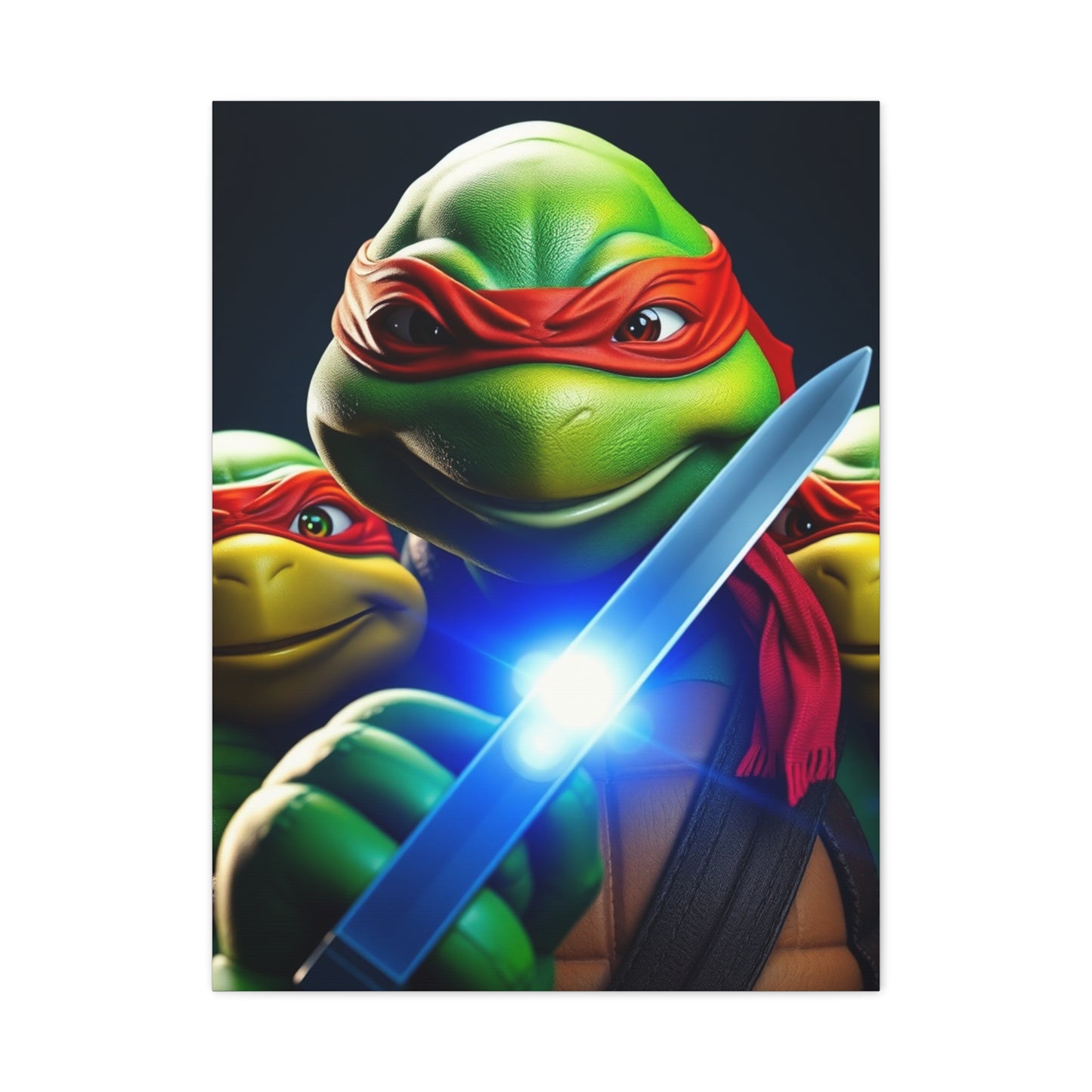 Teenage Mutant Ninja Turtles Characters Art Luxury Canvas Wall Art & Canvas Print