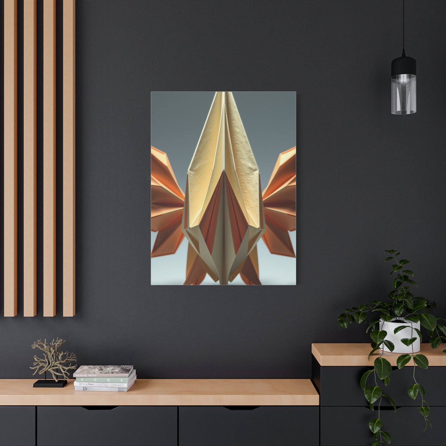 Origami Enigma Canvas Wall Art & Canvas Print