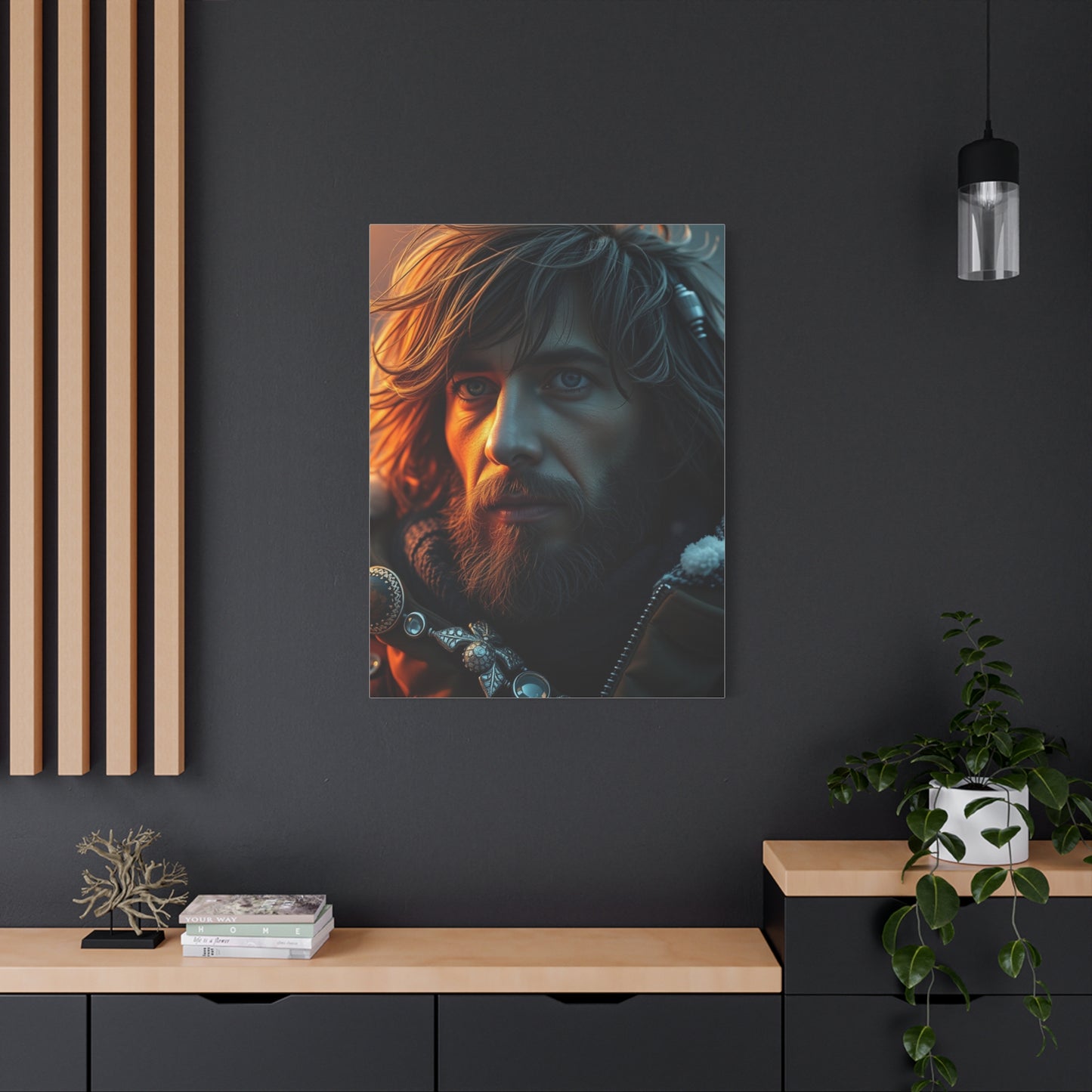Radiant Ember Canvas Wall Art & Canvas Print