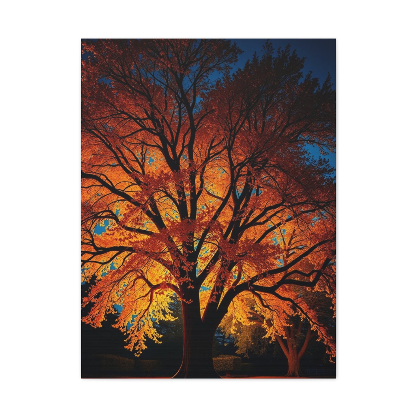 Opulent Foliage Portrait Wall Art & Canvas Print