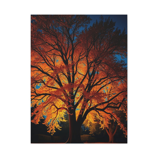 Opulent Foliage Portrait Wall Art & Canvas Print