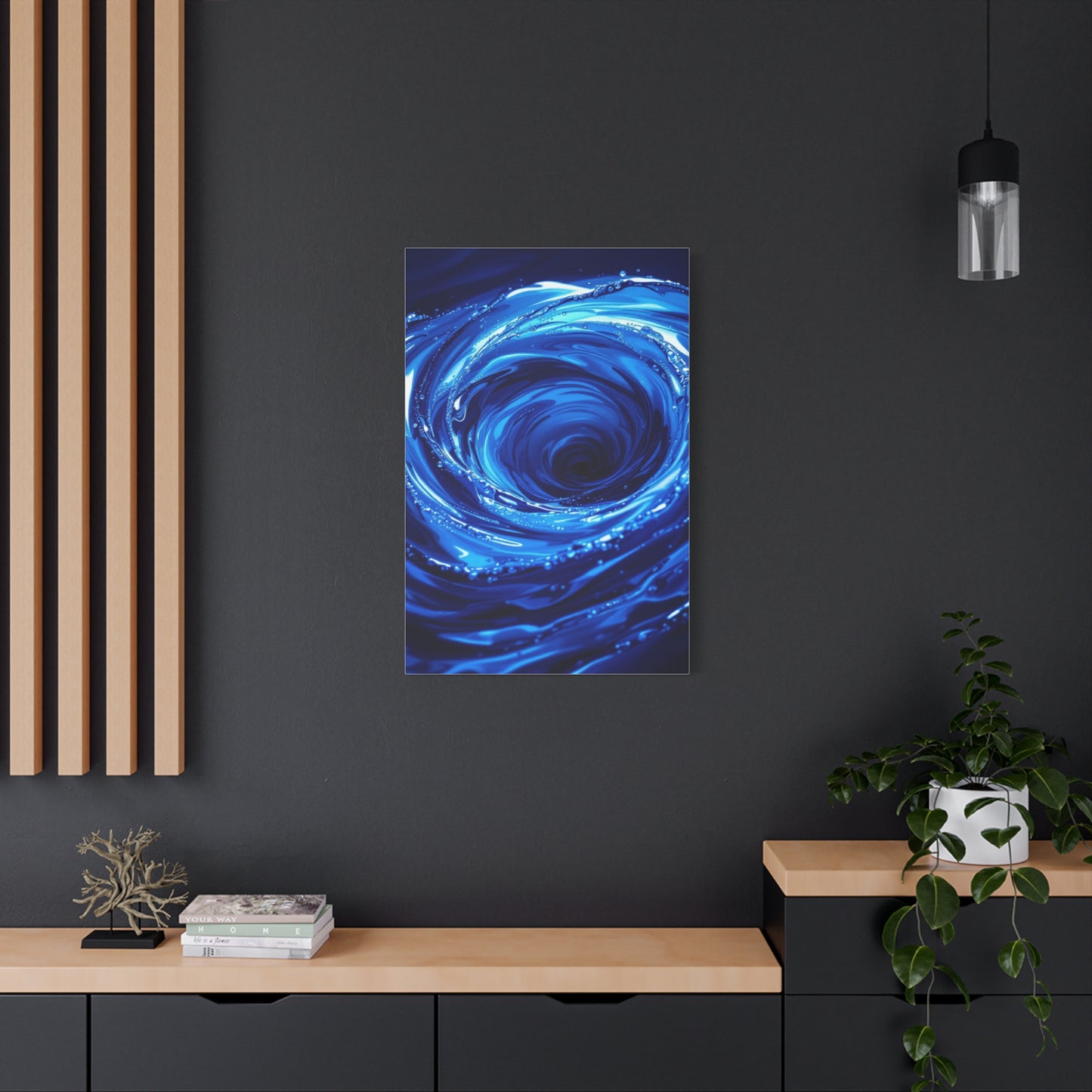 Blue Ocean Whirlpool Vortex Wall Art & Canvas Prints
