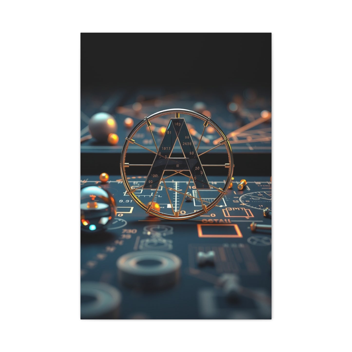 Mathematics Art Luxury Canvas Wall Art & Canvas Print