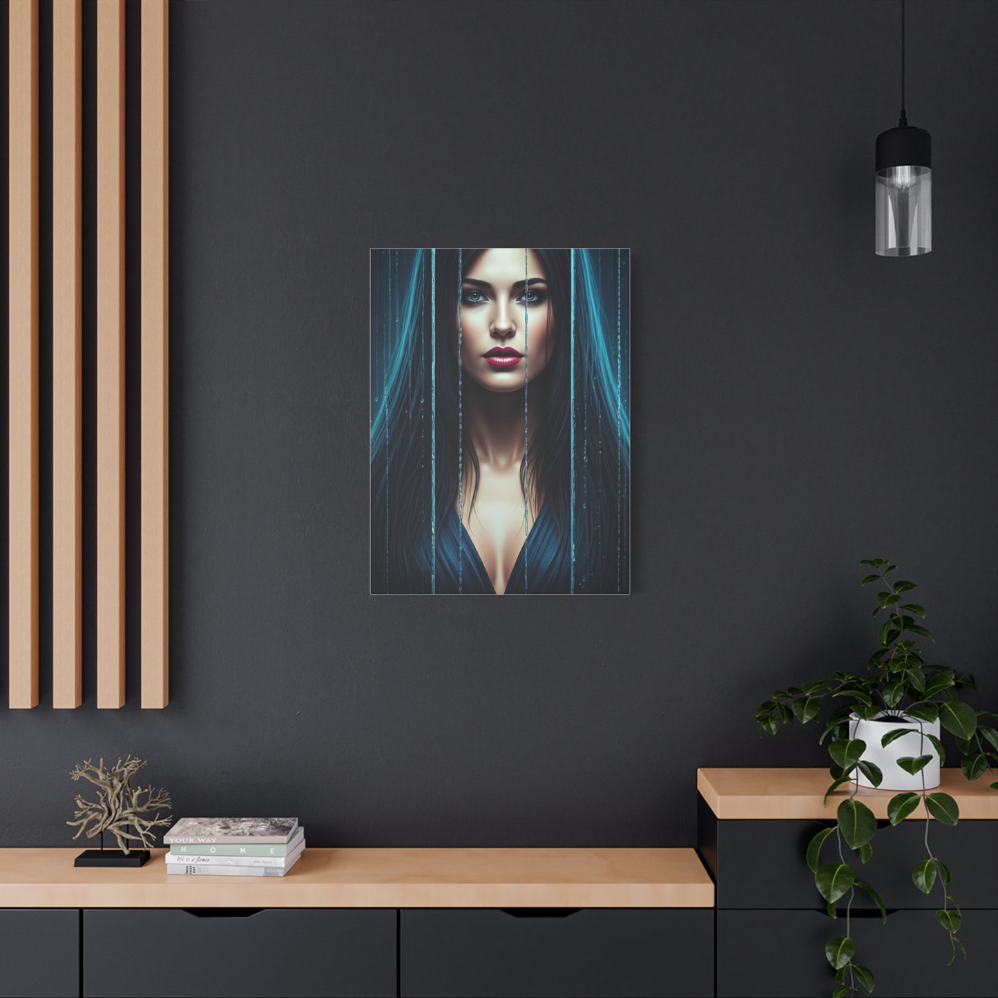 Veil of Blue Serenity Wall Art & Canvas Prints