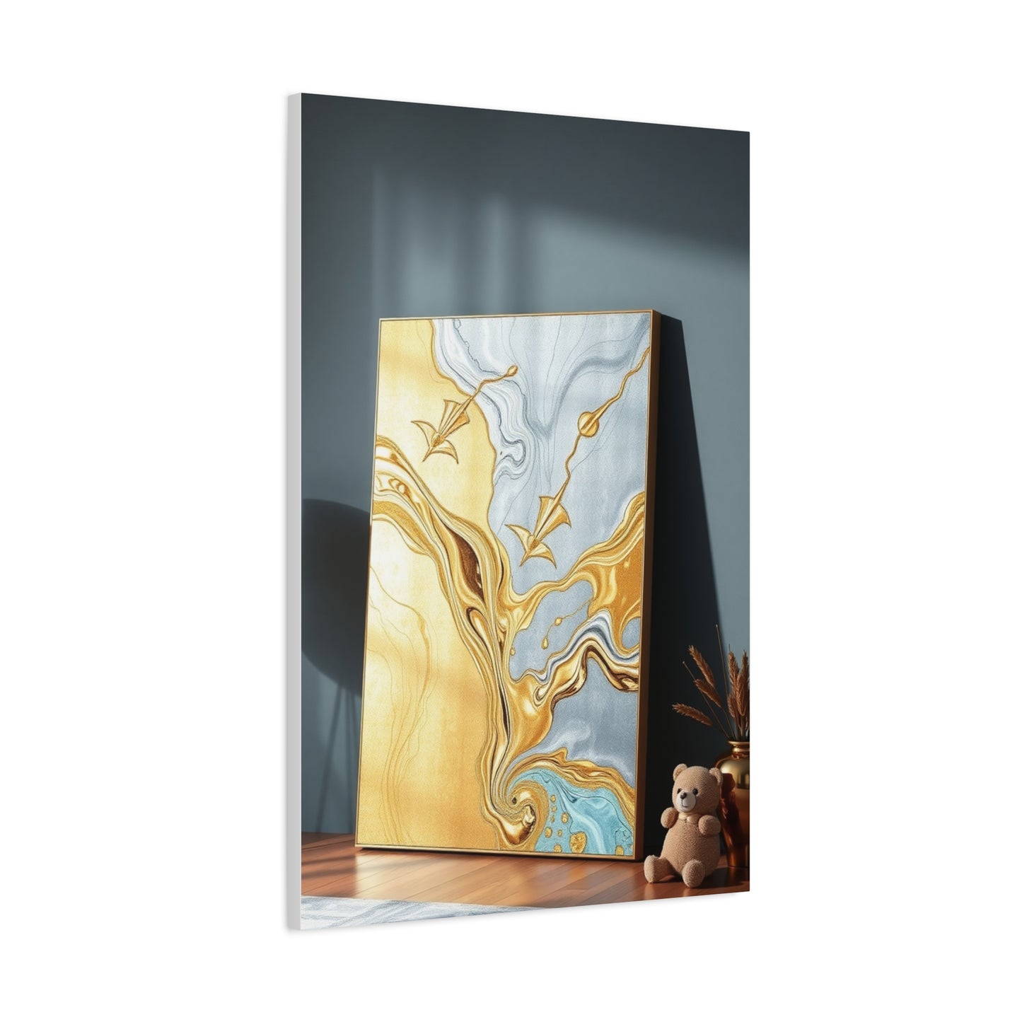 Vision Gold & Silver Canvas Art Art Wall Art & Canvas Print